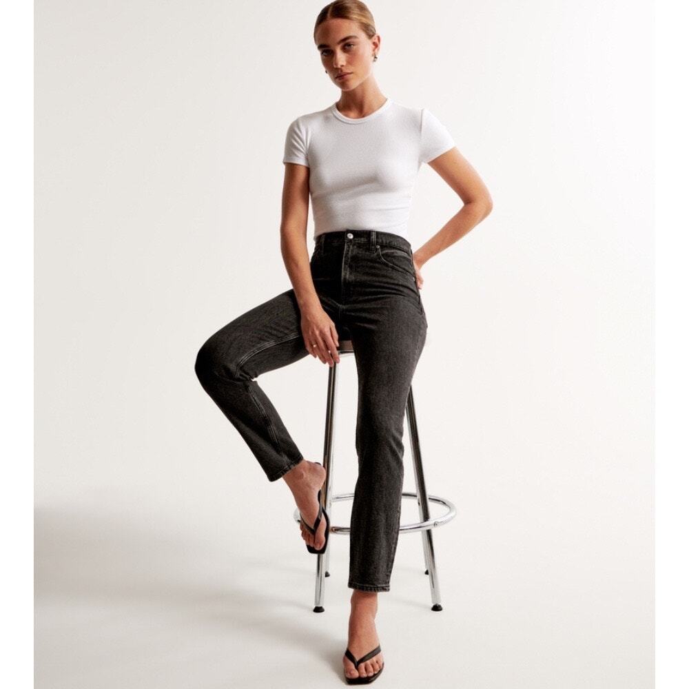ABERCROMBIE |‎ The Mom High Rise Jeans | 00